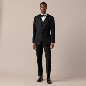 Chaquetas J.Crew Ludlow Slim-fit shawl-collar tuxedo Hombre Negras España | YMLOUK678