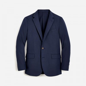 Chaquetas J.Crew Ludlow Slim-fit unstructured Hombre Azul Marino Oscuro España | CQLTMY524