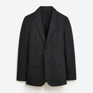 Chaquetas J.Crew Ludlow Slim-fit unstructured Hombre Negras España | KGFJMO640