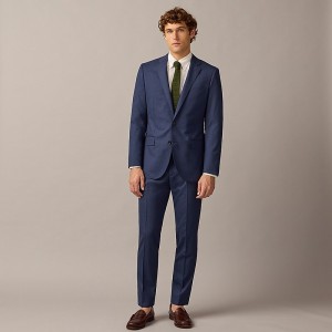 Chaquetas J.Crew Ludlow Slim-fit with double vent Hombre Caspian Sea España | ICNSUF735