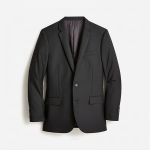 Chaquetas J.Crew Ludlow Slim-fit with double vent Hombre Negras España | FTBJSD408