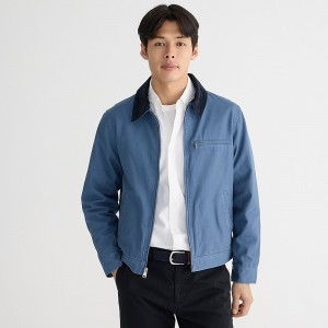 Chaquetas J.Crew Wallace & Barnes lightweight canvas Hombre Azules España | XBIGEF568