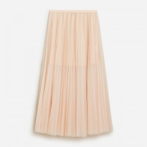 Falda J.Crew Collection layered tulle Mujer Blush España | DHKUFP520