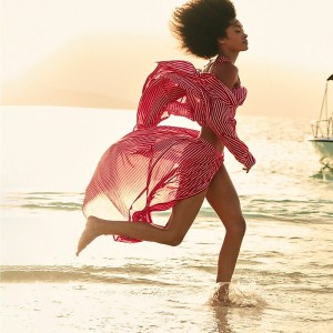 Falda J.Crew Cotton voile beach Mujer Rojas España | QDVZUP134
