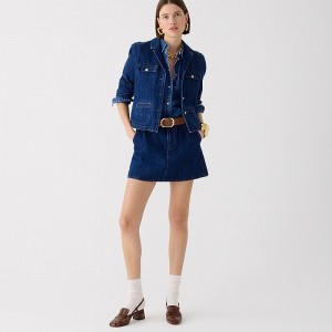 Falda J.Crew Denim mini Mujer Resin Rinse España | ABUDYF648