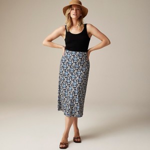 Falda J.Crew Gwyneth slip Mujer Verde Menta España | UWKQYD463