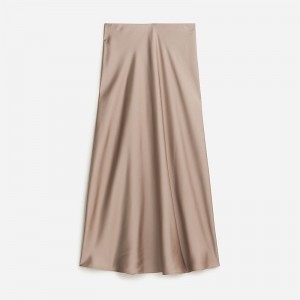 Falda J.Crew Gwyneth slip Mujer Warm Boulder España | DHKUGJ437