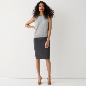 Falda J.Crew No. 2 Pencil® Mujer Gris España | HOSBGK649