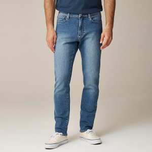 Jeans J.Crew 1040 Athletic Tapered-fit stretch medium wash Hombre Indigo España | IMXUCY810