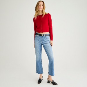 Jeans J.Crew 9" demi-boot crop Mujer Azules España | ELVDRB283