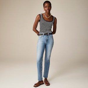 Jeans J.Crew Classic straight Mujer Azules España | CPRSET793