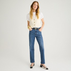 Jeans J.Crew Classic straight Mujer Azules España | FWPJCE708
