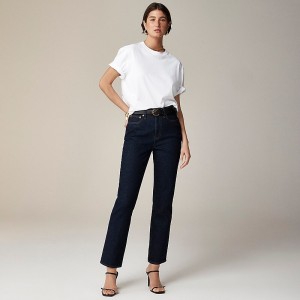 Jeans J.Crew Classic straight Mujer Resin Rinse España | QVEOJD350