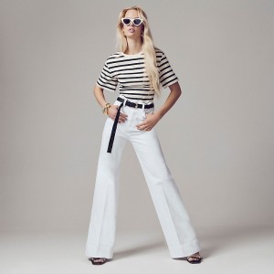 Jeans J.Crew Denim trouser Mujer Blancas España | EIAUTK836