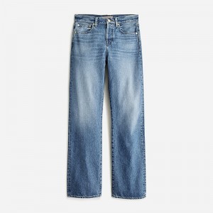 Jeans J.Crew Point Sur loose straight Mujer Azules España | WTRFZQ251