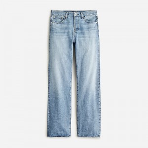 Jeans J.Crew Point Sur loose straight Mujer Azules España | VQUJRX710