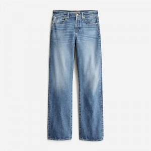 Jeans J.Crew Point Sur loose straight Mujer Azules España | PCOJMS208