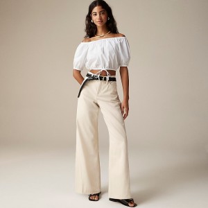 Jeans J.Crew Point Sur seamed puddle Mujer Azules España | ALGOUT158