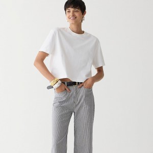 Jeans J.Crew Slim wide-leg Mujer Azules España | BXZUWP845