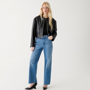Jeans J.Crew Slim wide-leg Mujer Azules España | DEWOJM570