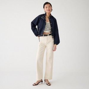 Jeans J.Crew Slim wide-leg Mujer Azules España | RLZSTH917