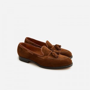 Mocasines J.Crew Alden® for J.Crew suede tassel Hombre Snuff Suede España | UFWBOX401