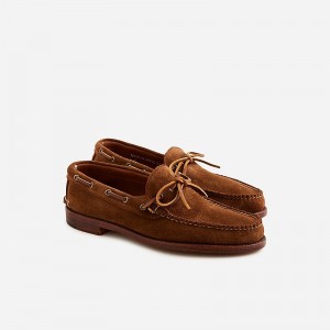 Náuticos J.Crew Rancourt & Co. X J.Crew Gilman Camp-mocs Hombre Snuff Suede España | CFUWYS391