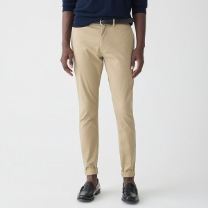 Pantalon J.Crew 250 Skinny-fit stretch Hombre Kaki España | SPHEUN345