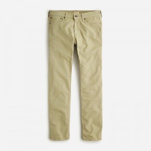 Pantalon J.Crew 484 Slim-fit garment-dyed five-pocket Hombre Verde España | VBTMQA645