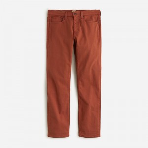 Pantalon J.Crew 484 Slim-fit garment-dyed five-pocket Hombre Rojas España | NMLPCW167