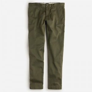 Pantalon J.Crew 484 Slim-fit stretch chino Hombre Verde España | RNFVCS359