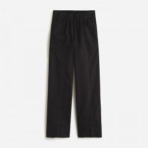 Pantalon J.Crew Astrid chino Mujer Negras España | GDBZVK506