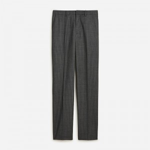 Pantalon J.Crew Bowery dress stretch wool blend Hombre Charcoal Pinstripe España | IPEFWX054