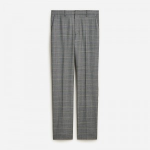 Pantalon J.Crew Bowery dress stretch wool blend Hombre Gris Kaki España | QPKOUR584