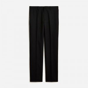 Pantalon J.Crew Bowery dress wool blend Hombre Negras España | VNCGAX495