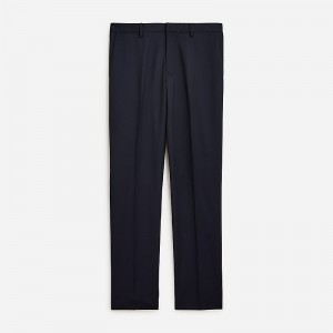 Pantalon J.Crew Bowery dress wool blend Hombre Azul Marino España | BOUFPR623