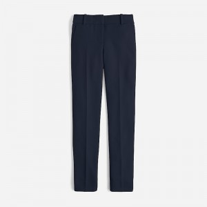 Pantalon J.Crew Cameron slim cropped pant Mujer Azul Marino España | NHCIYF604