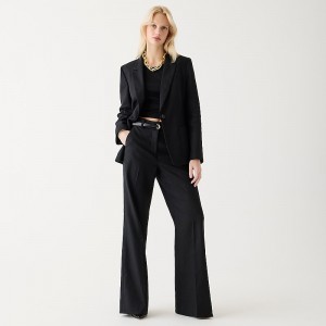 Pantalon J.Crew Carolina flare Mujer Negras España | JAXNPH634