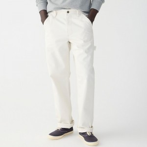 Pantalon J.Crew Carpenter Hombre Blancas España | MVXPSY742