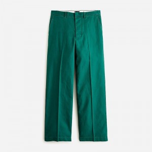 Pantalon J.Crew Creased summer Hombre Verde España | OAYJWV138