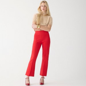 Pantalon J.Crew Delaney kickout sweater Mujer Candy Apple España | PEHANS876