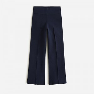 Pantalon J.Crew Delaney kickout sweater Mujer Azul Marino España | EPTBQW042