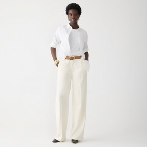 Pantalon J.Crew Essential Mujer Soft Ivory España | SUJAQG956