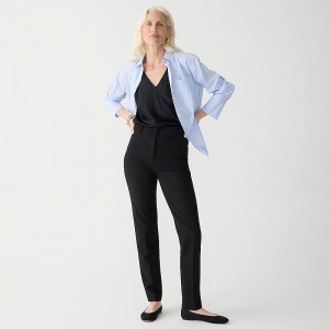 Pantalon J.Crew High-rise Cameron Mujer Negras España | DJOTQK836