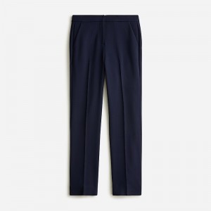 Pantalon J.Crew Kate straight-leg Mujer Azul Marino España | HYKIVG892