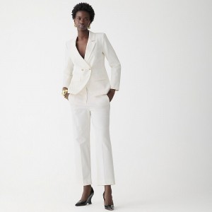 Pantalon J.Crew Kate straight-leg Mujer Ivory España | GDEFJC913