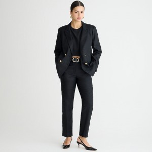 Pantalon J.Crew Kate straight-leg Mujer Negras España | TCDZNO670