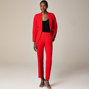 Pantalon J.Crew Kate straight-leg Mujer Rojas España | ZOIAMC526