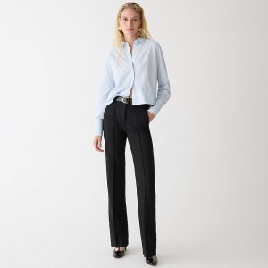 Pantalon J.Crew Natalia Mujer Negras España | QGEZUB285