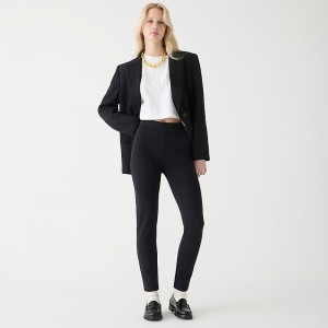 Pantalon J.Crew Pixie stretch ponte Mujer Negras España | NMYVGQ032